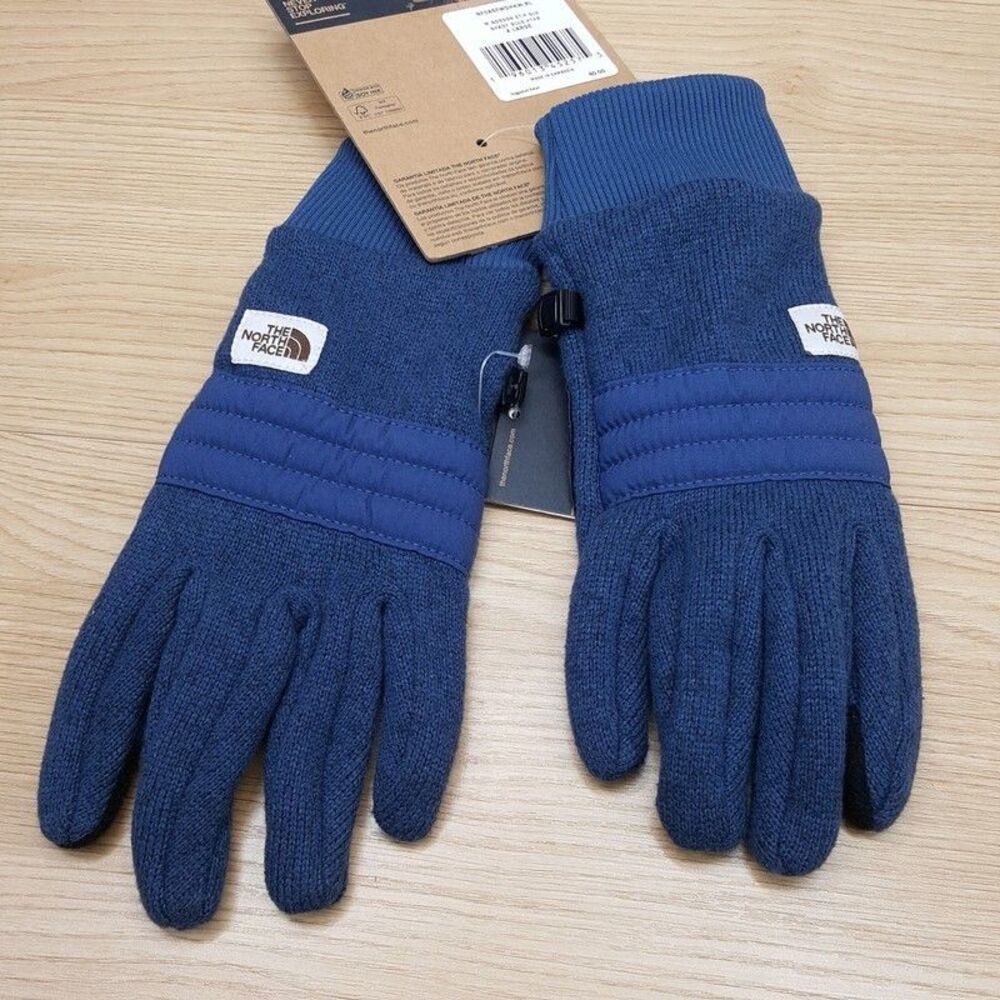 THE NORTH FACE Gloves Mens XL Blue Gordon Etip Fleece Lined Warm